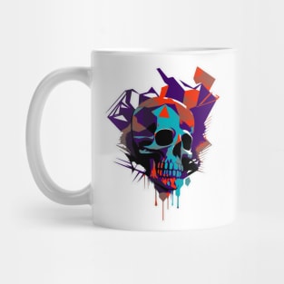 Electro Punk Skull Mug